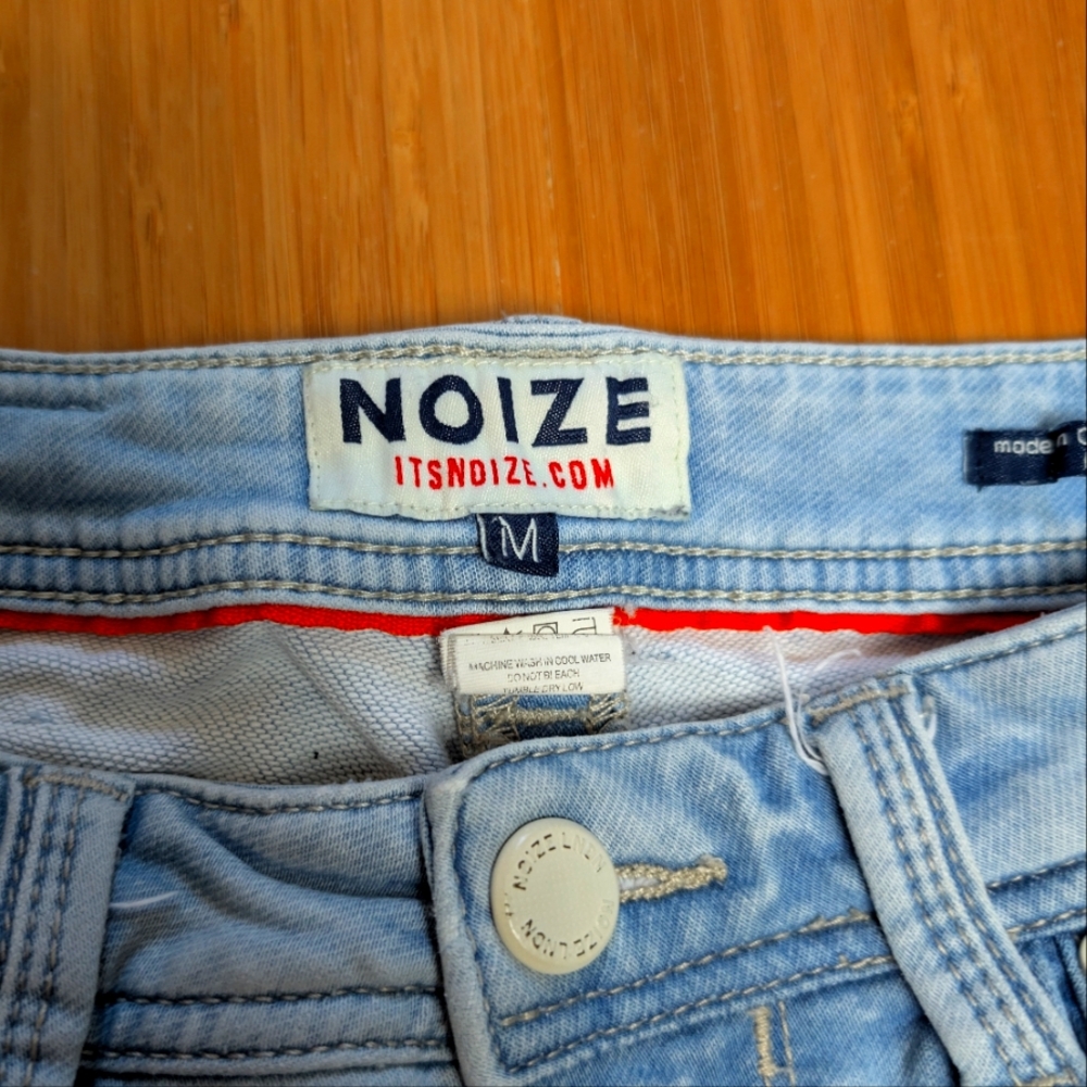 Men's Noize Blue Jean Shorts - Picture 3 of 3